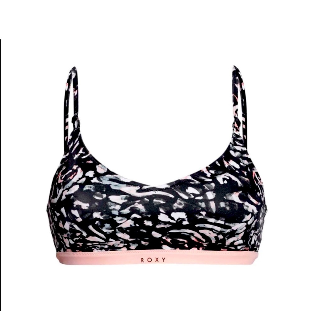 Roxy Juniors Fitness Swim True Black Izi Top XS